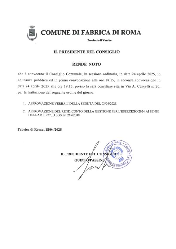 consiglio